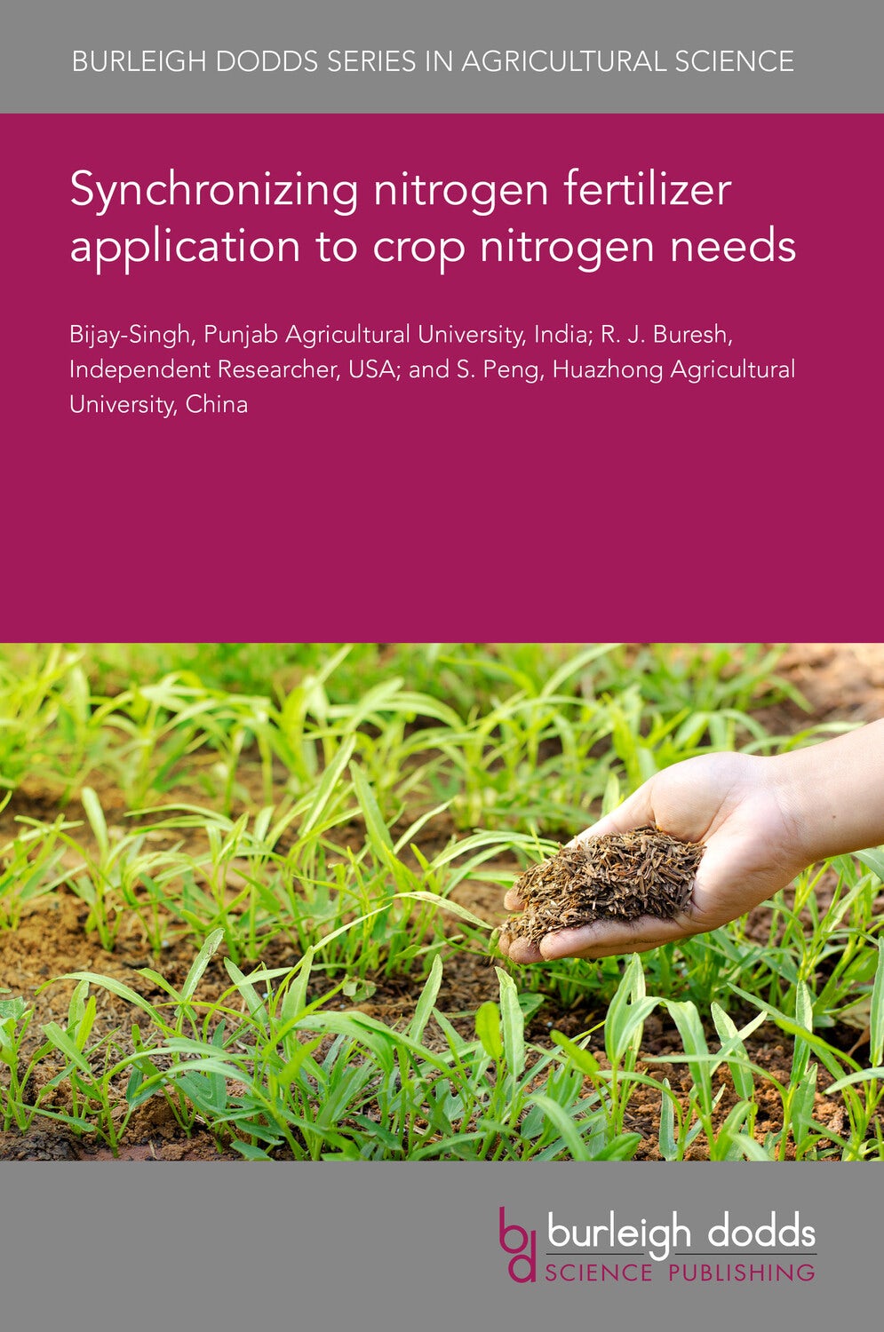 Book cover image for Synchronizing nitrogen fertilizer application to crop nitrogen needs ISBN: 9781835450925